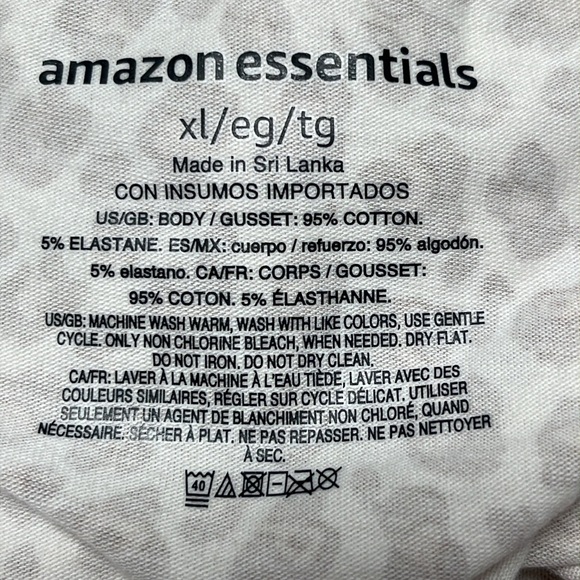 NWT Amazon Essentials cotton blend bikini underpants XL - Picture 3 of 3